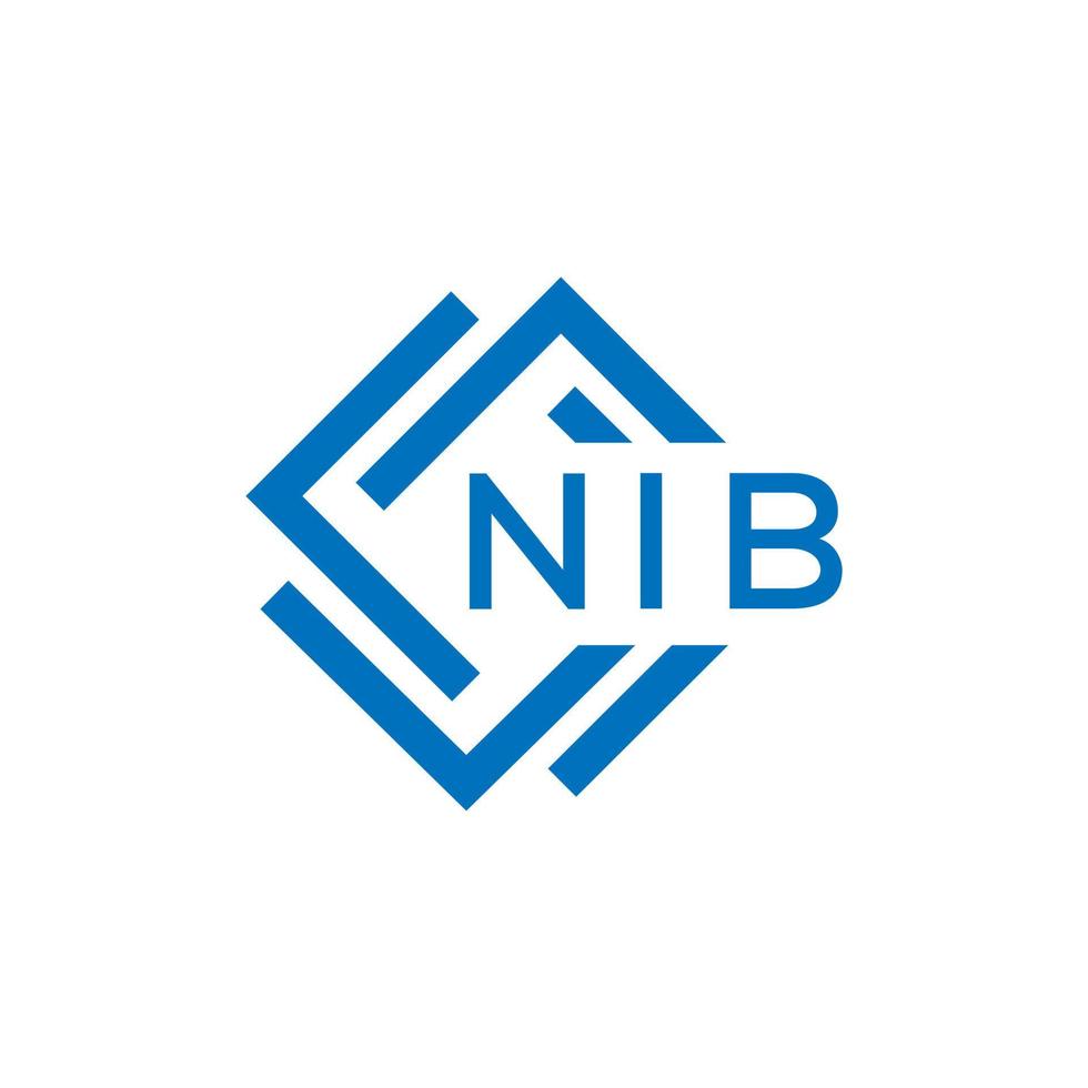 nib-letter-logo-design-on-white-background-nib-creative-circle-letter-logo-concept-nib-letter-design-vector